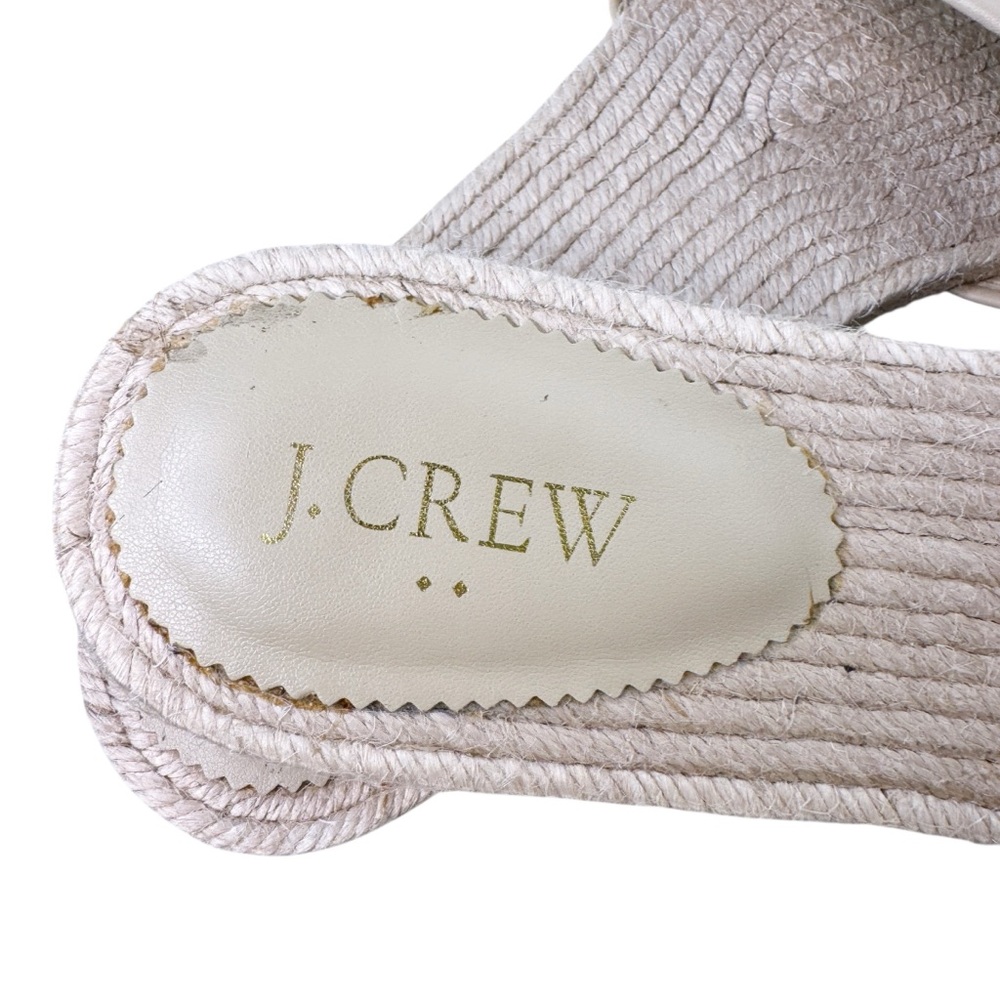 J. CREW Factory Striped Slide Sandals in Pink Size 9 - Picture 8 of 10